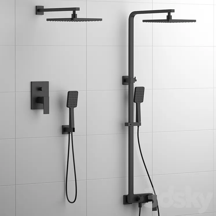 Volle De La Noche shower set 3D Model