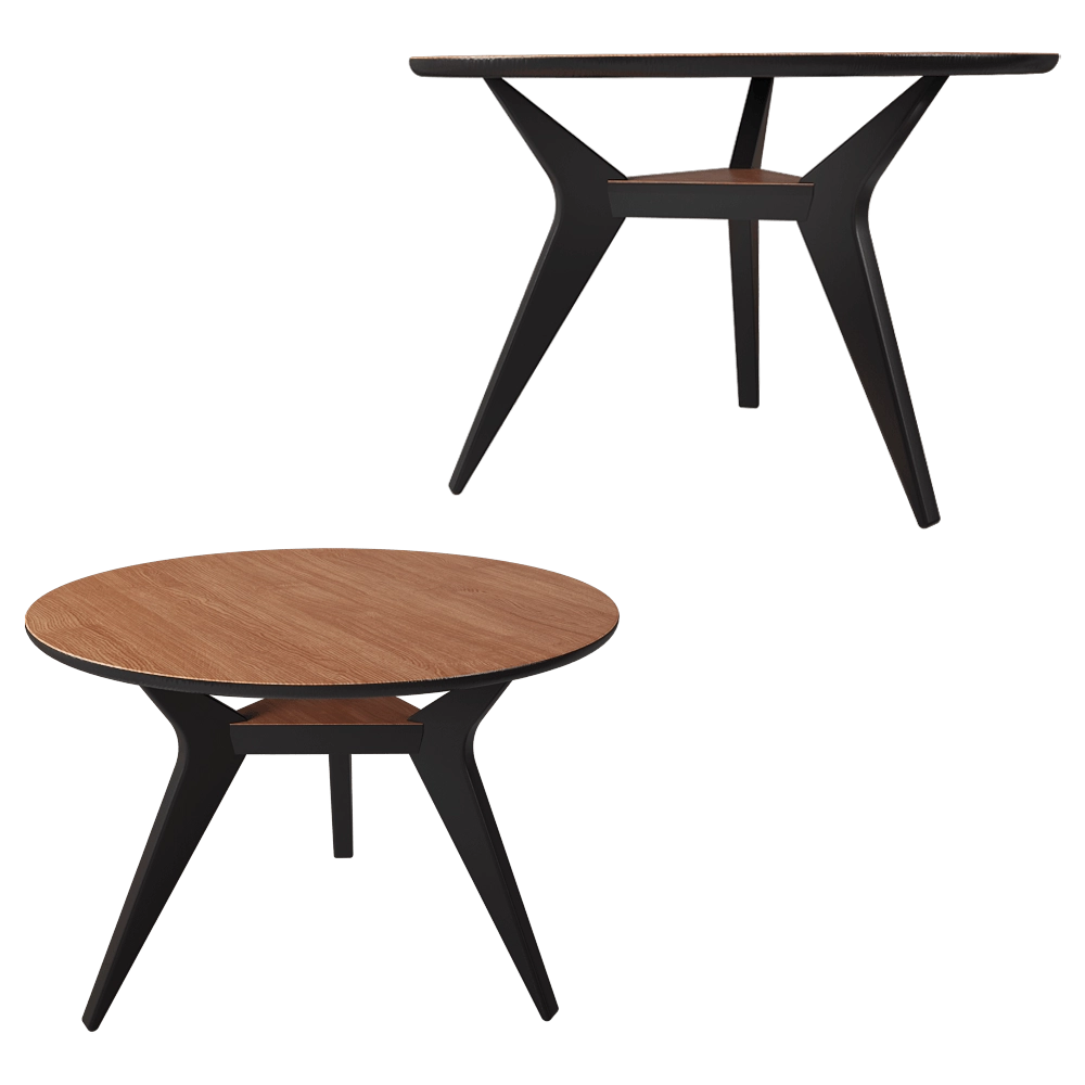 VOLOSHEK  - Dining table Boomerang Round 3D Model
