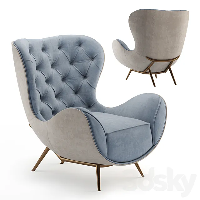 VOLPI MARION armchair 3D Model