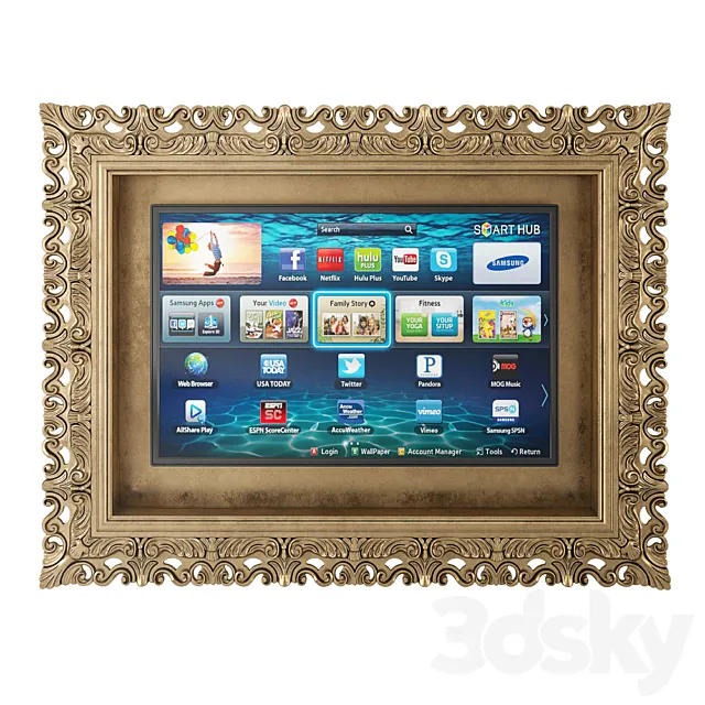 Volpi TV frame 3DModel