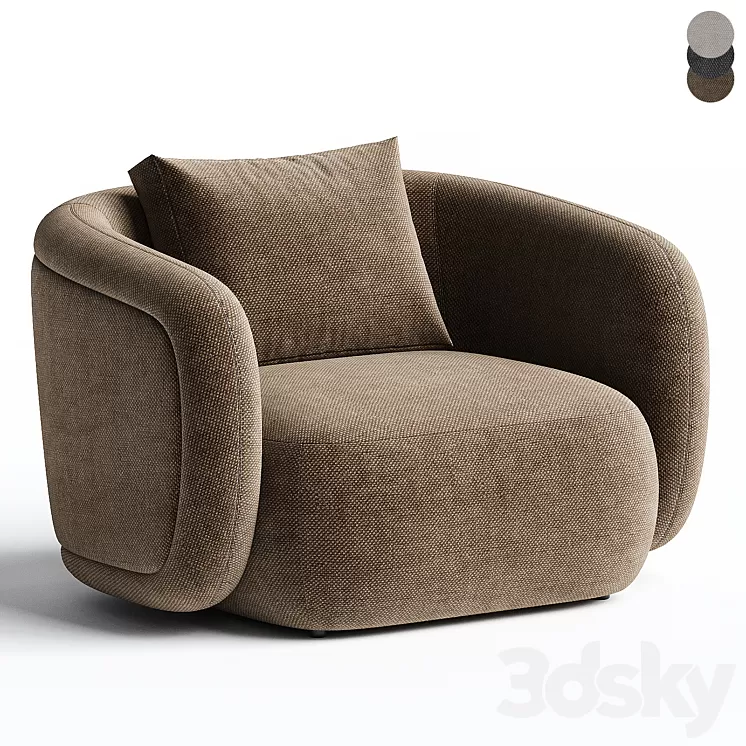 Volta Armchair 3D Model Free