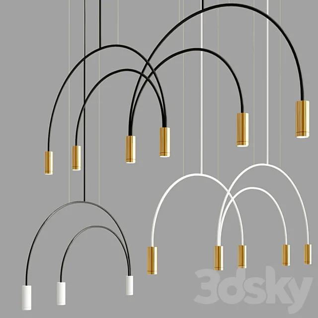 VOLTA Suspension lights 3D Model