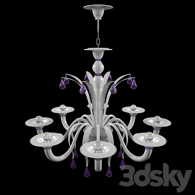 VOLTOLINA _ Iris lamadario 8L 3DModel