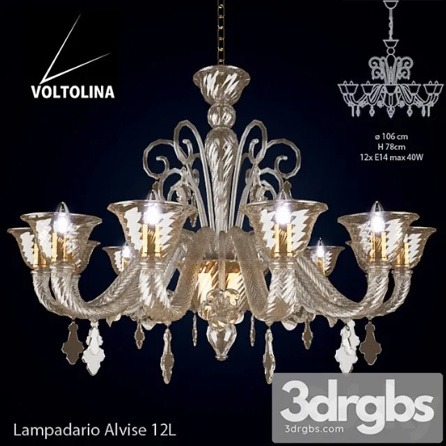 Voltolina Lampadario Alvise 12l 3D Model Free