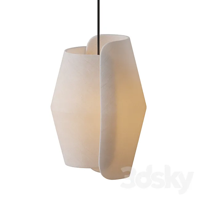 Volute Pendant Lamp 3D Model