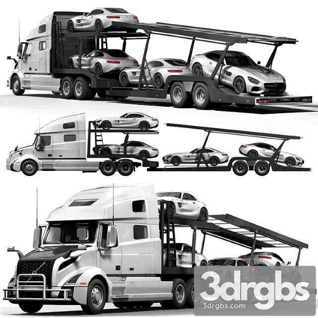 Volvo Vnl Benz GT 3D Model Free