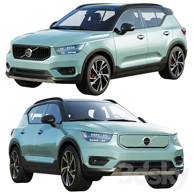 Volvo XC40 _ XC40 recharge 2020 3D Model