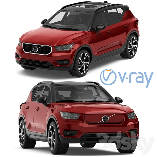 Volvo XC40 _ XC40 recharge 2020 3DModel