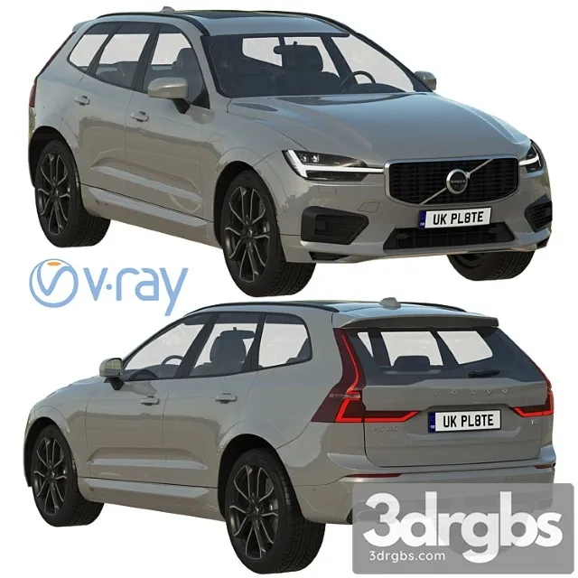 Volvo xc60 r-design 3D Model Free