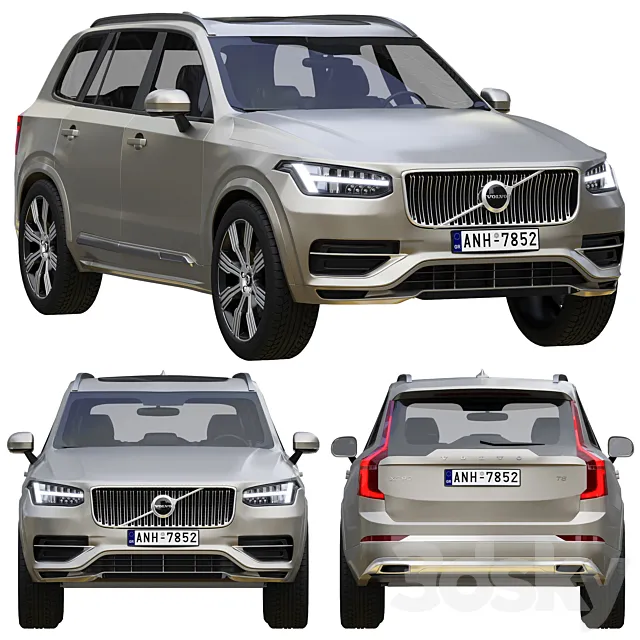 Volvo XC90 3DModel