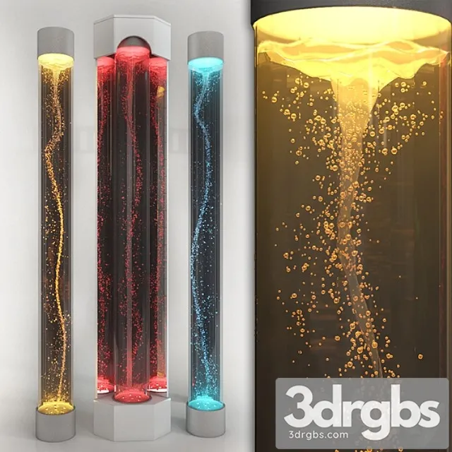 Vortex columns 3D Model Download