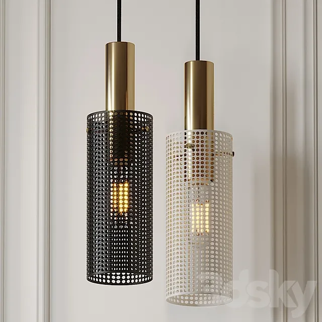 Vouge Small Pendant Lamp by Rubn 3D Model