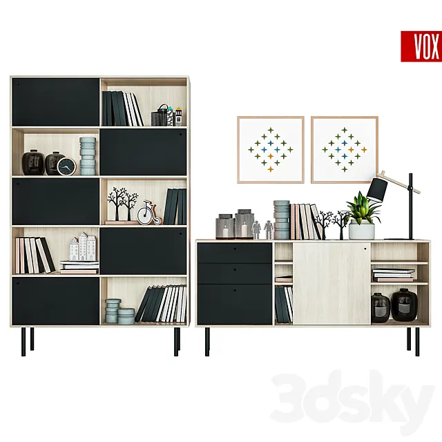 VOX decorative set 3DModel