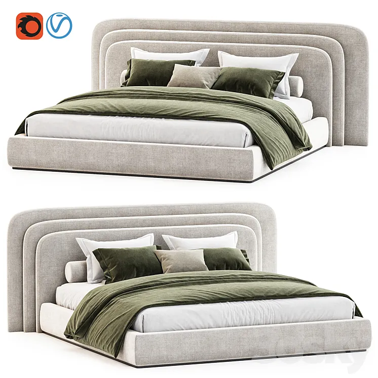 Voyage Royal Bed by 1stdibs 3D Model Free