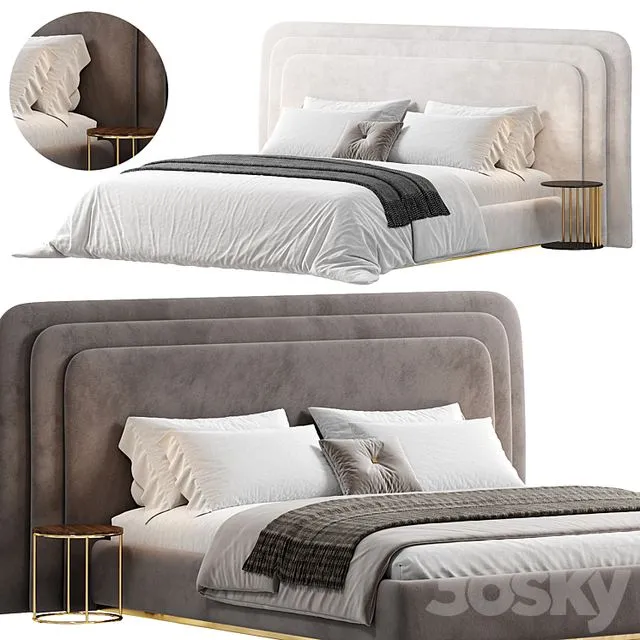 Voyage Royal Bed Italy 3D Model
