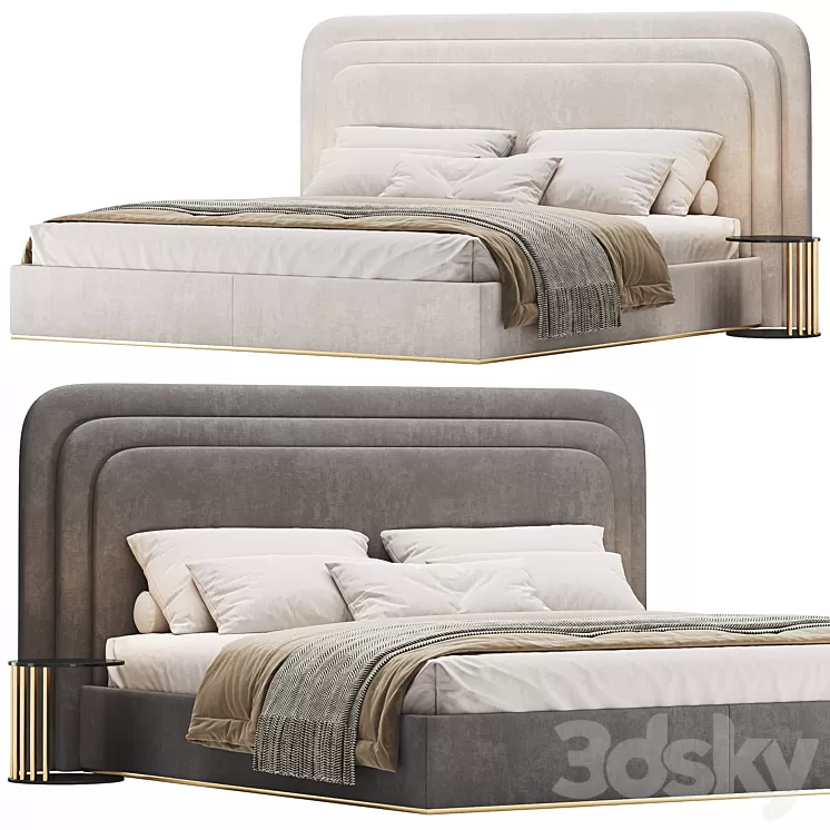 Voyage Royal Bed Italy 3D Model Free