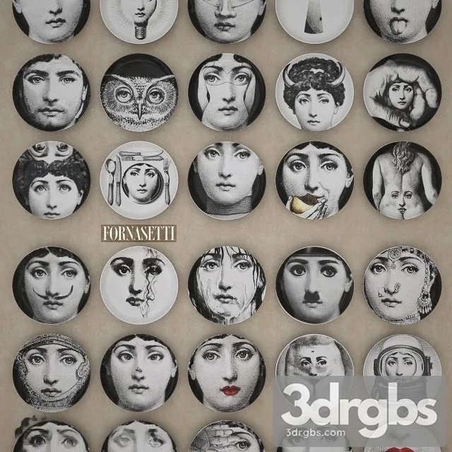 Vse Tarelki 3D Model Free