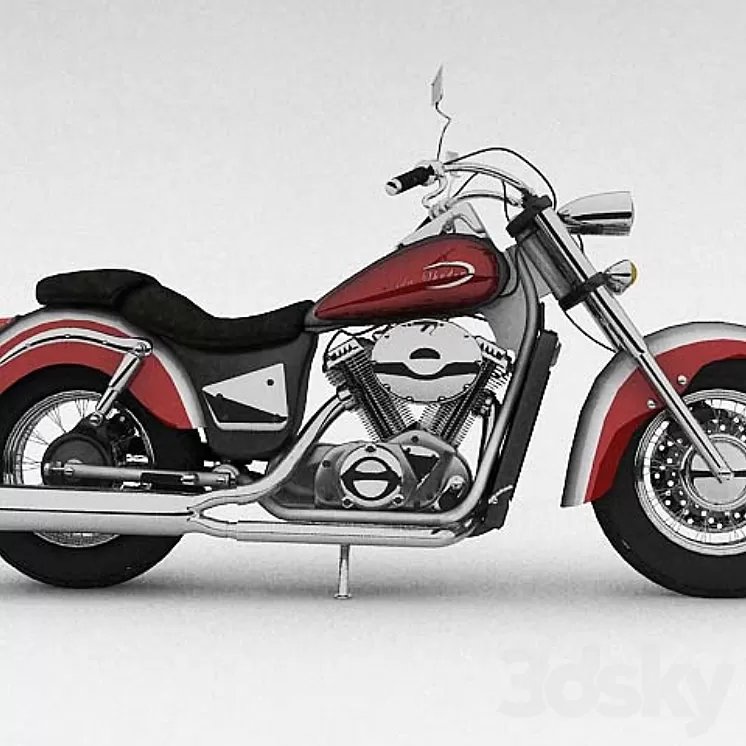 VT400 Honda Shadow 3D Model