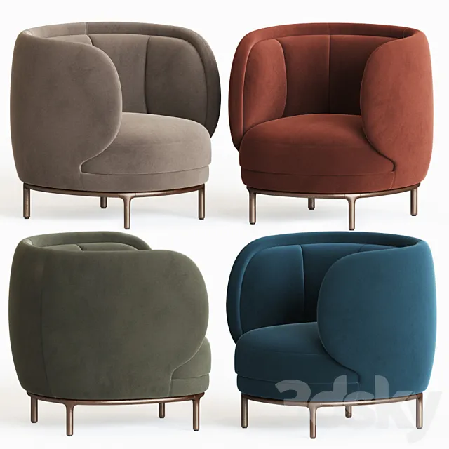 Vuelta armchair wittmann 3D Model