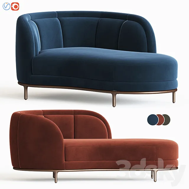 Vuelta Chaise Lounge Wittmann 3DModel