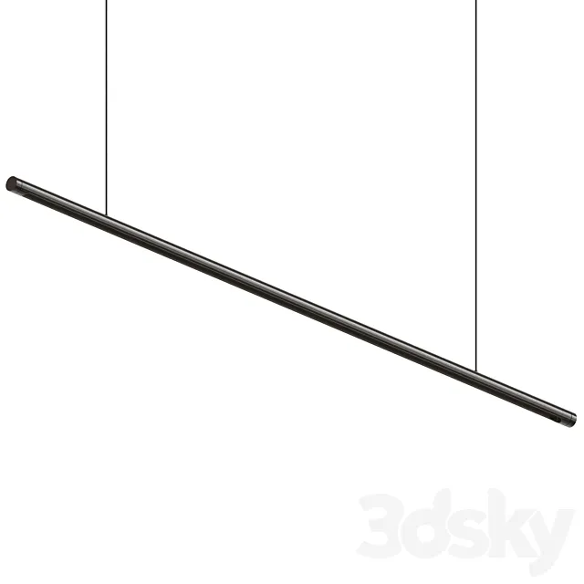 w181 Linier Pendant Light 3D Model