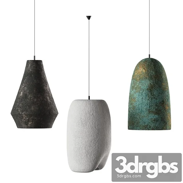 Wabi sabi lamps 3D Model Free