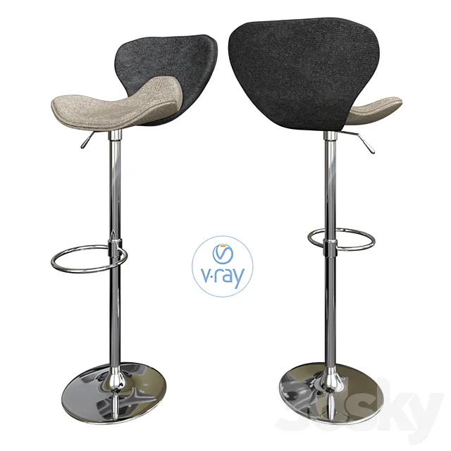 Wade logan harlow bar stool 3DModel