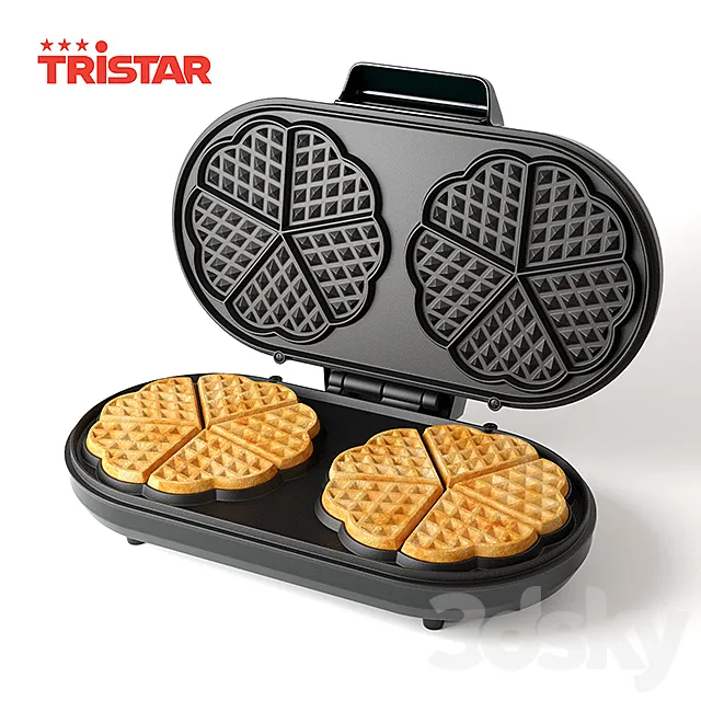 Waffle iron Tristar WF-2120 3D Model
