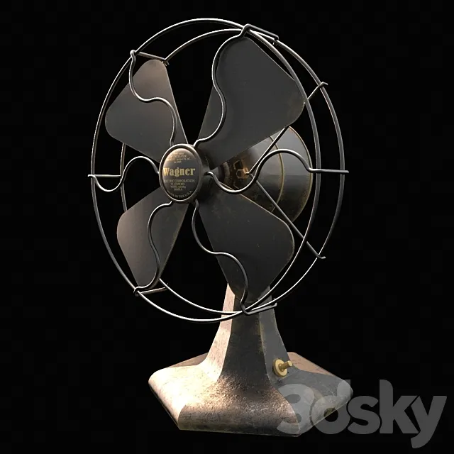 WAGNER VINTAGE FAN 3DModel