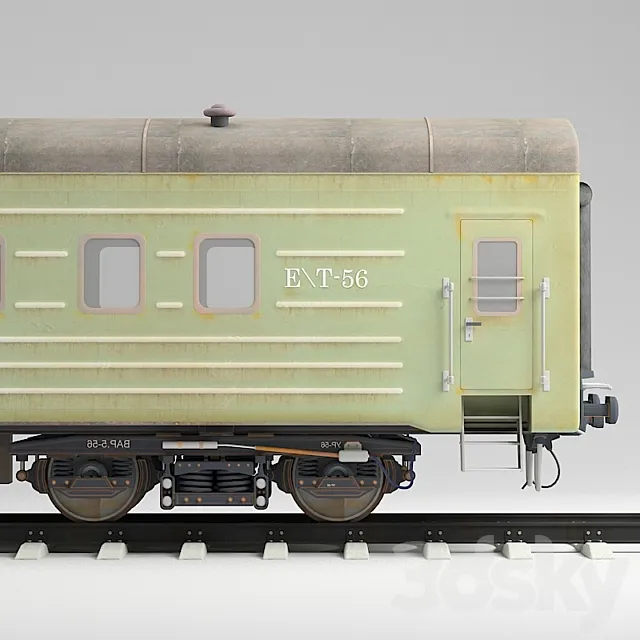 Wagon 3D Model