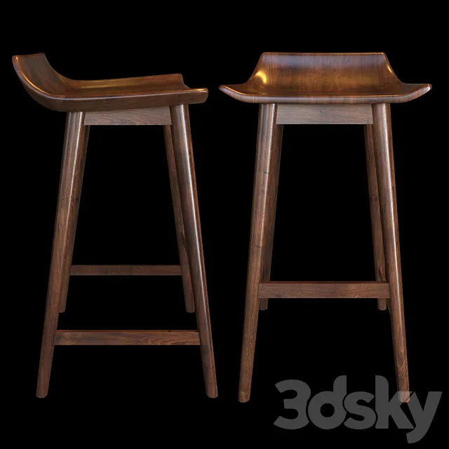 Wainscott 30 "Counter Stool by CB2 3DModel