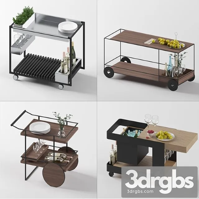 Waitress station 2 3D Model Free