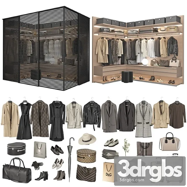 Walk In Closet 98 Part 6 3D Model Free