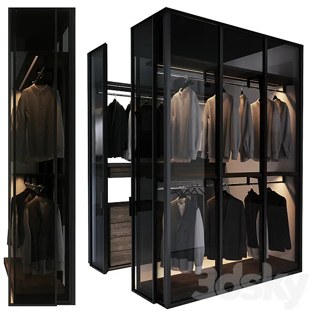 Walk in corner wardrobe Free Download