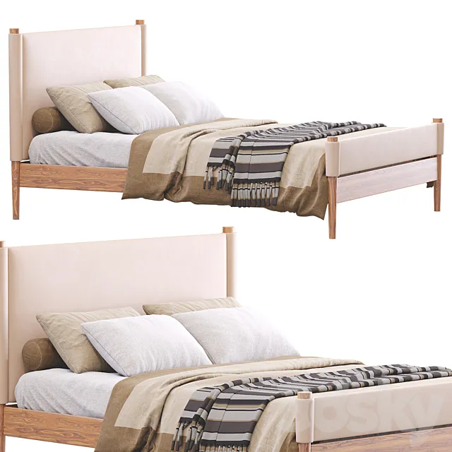 Walker Bed By West Elm 3DModel