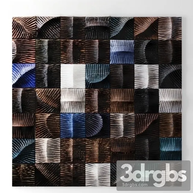 Wall Art Etienne Moyat Sculpteur 3D Model Free