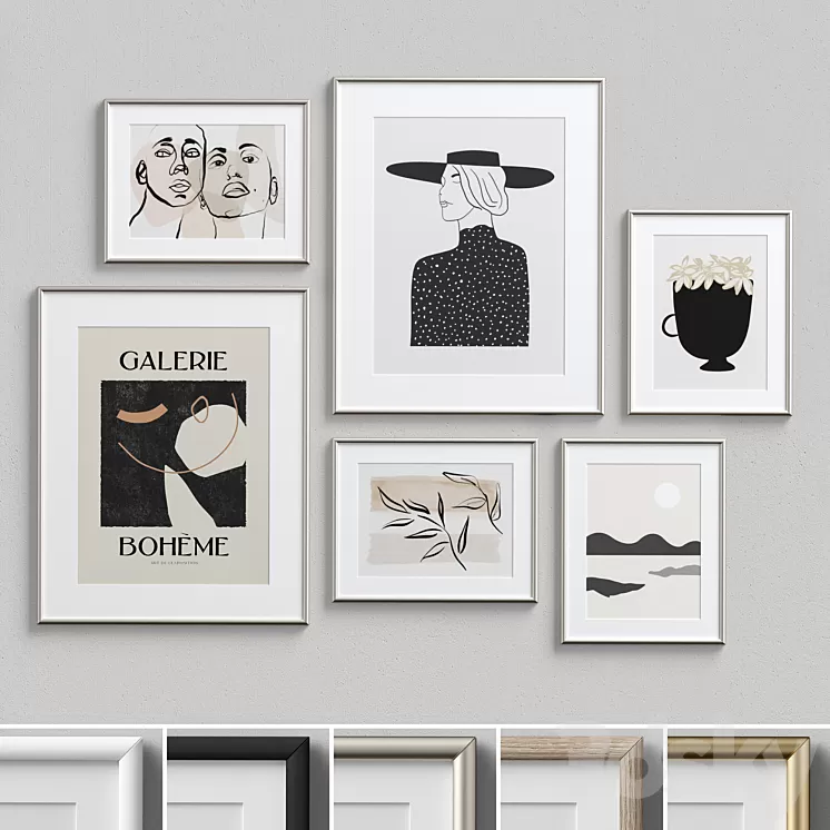 Wall Art Set-13 3D Model