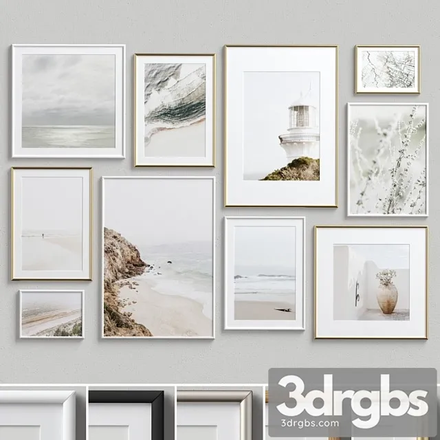 Wall art set-14 3D Model Free