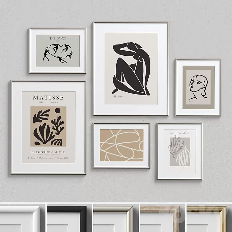 Wall Art Set-17 3D Model