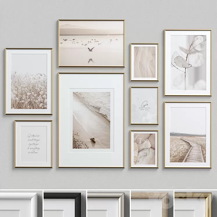 Wall Art Set-18 3D Model