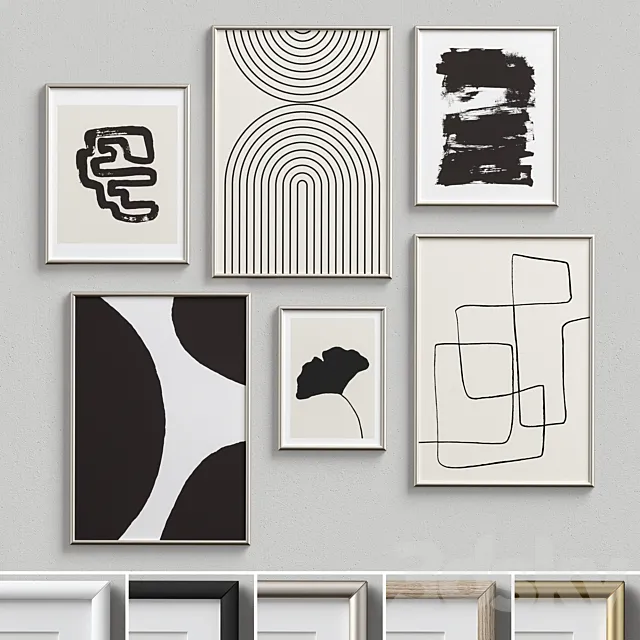 Wall Art Set-27 3D Model