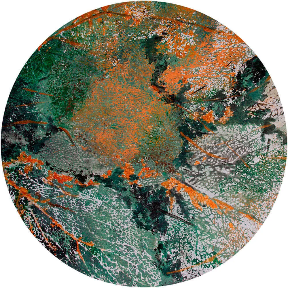 Wall Art - Wallpaper Aura round 3D Model