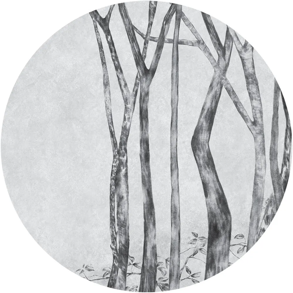 Wall Art - Wallpaper Betulla round 3D Model