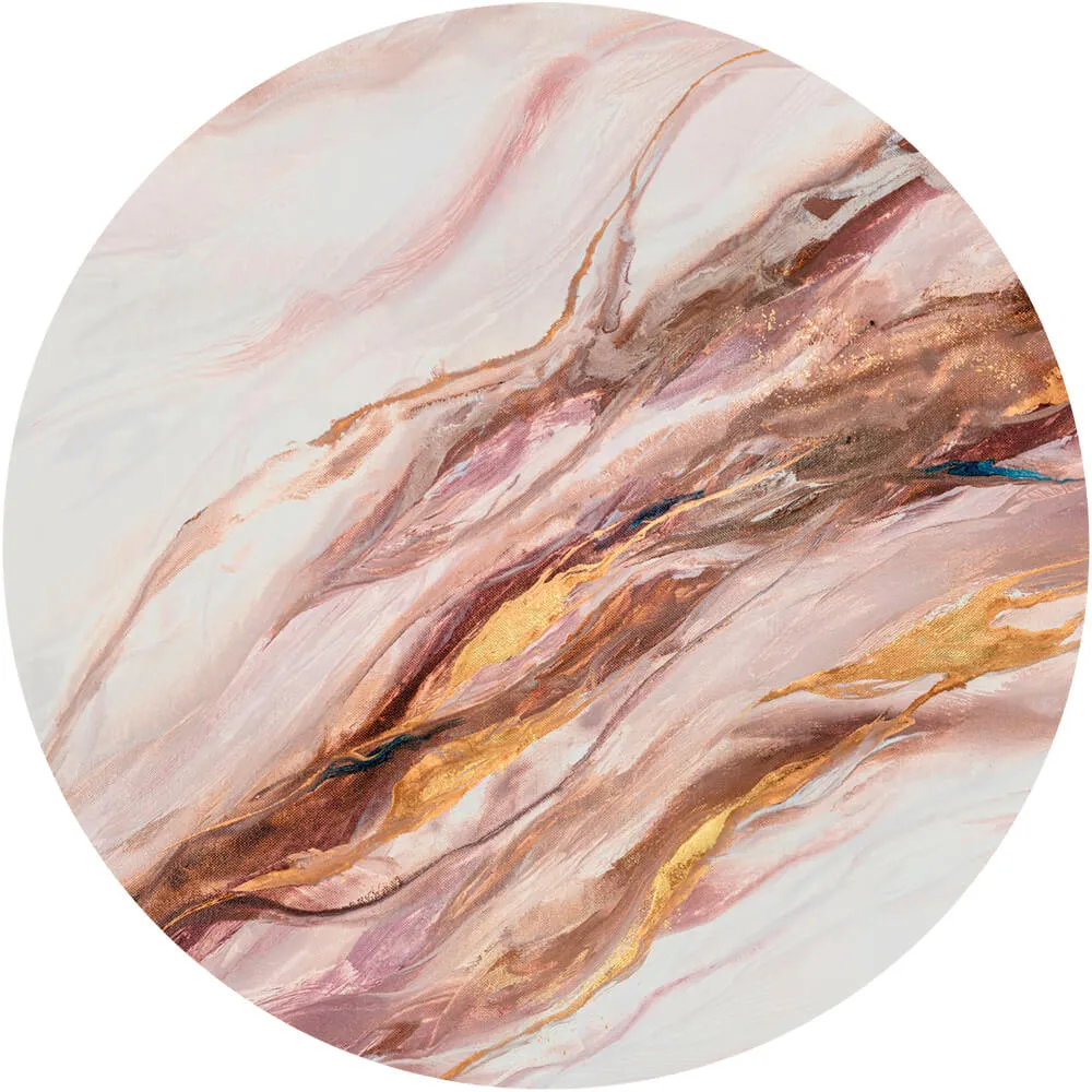 Wall Art - Wallpaper Blaze round 3D Model