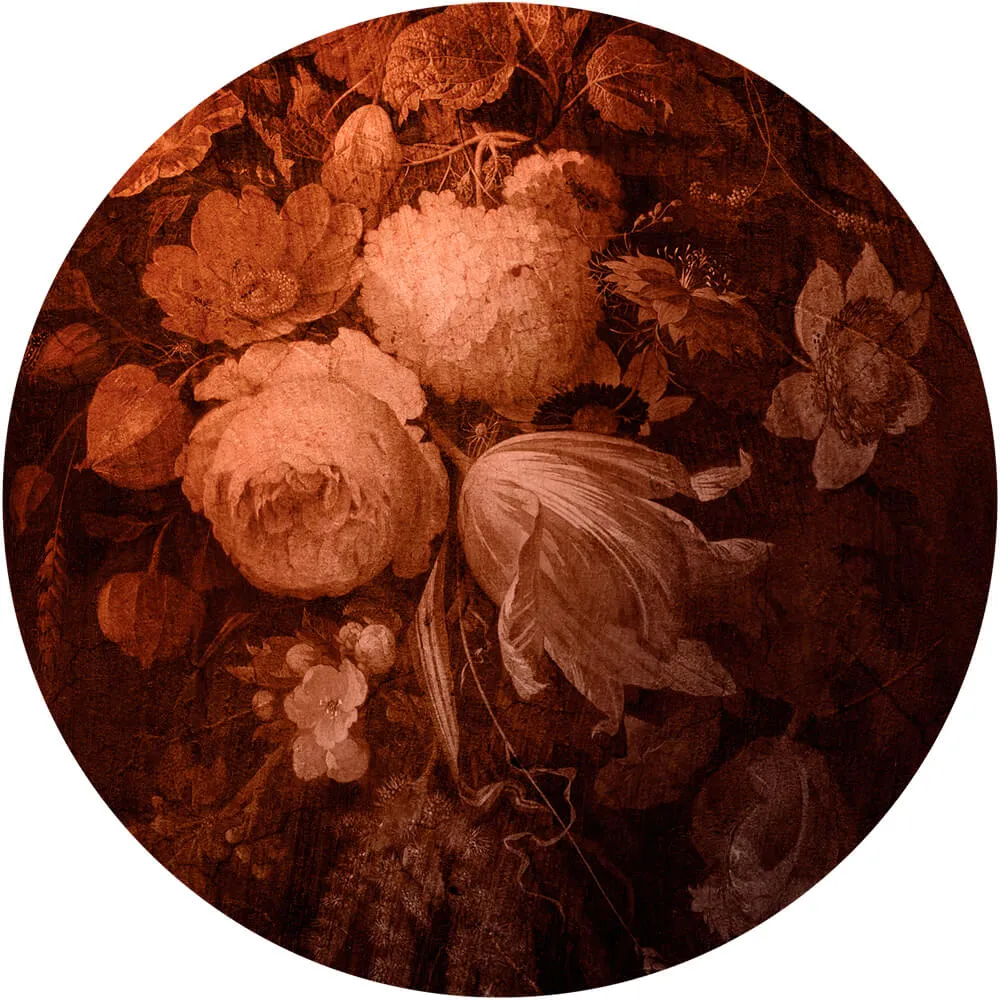 Wall Art - Wallpaper Boudoir Ugre round 3D Model