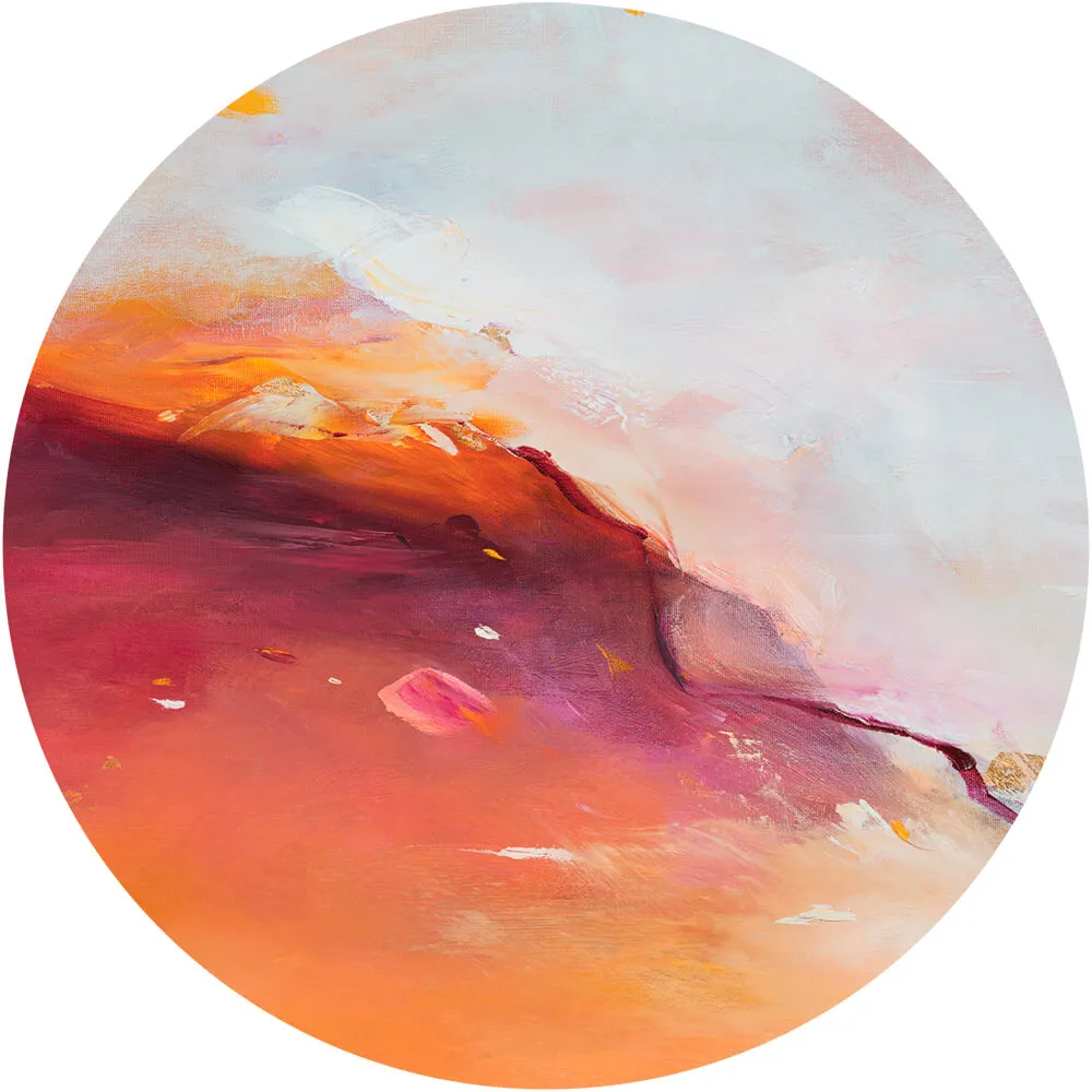 Wall Art - Wallpaper Calma round 3D Model