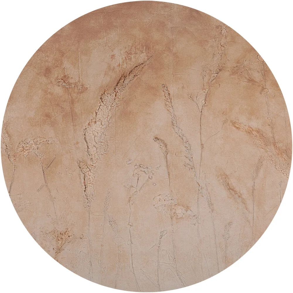 Wall Art - Wallpaper Campo Di Grano round 3D Model
