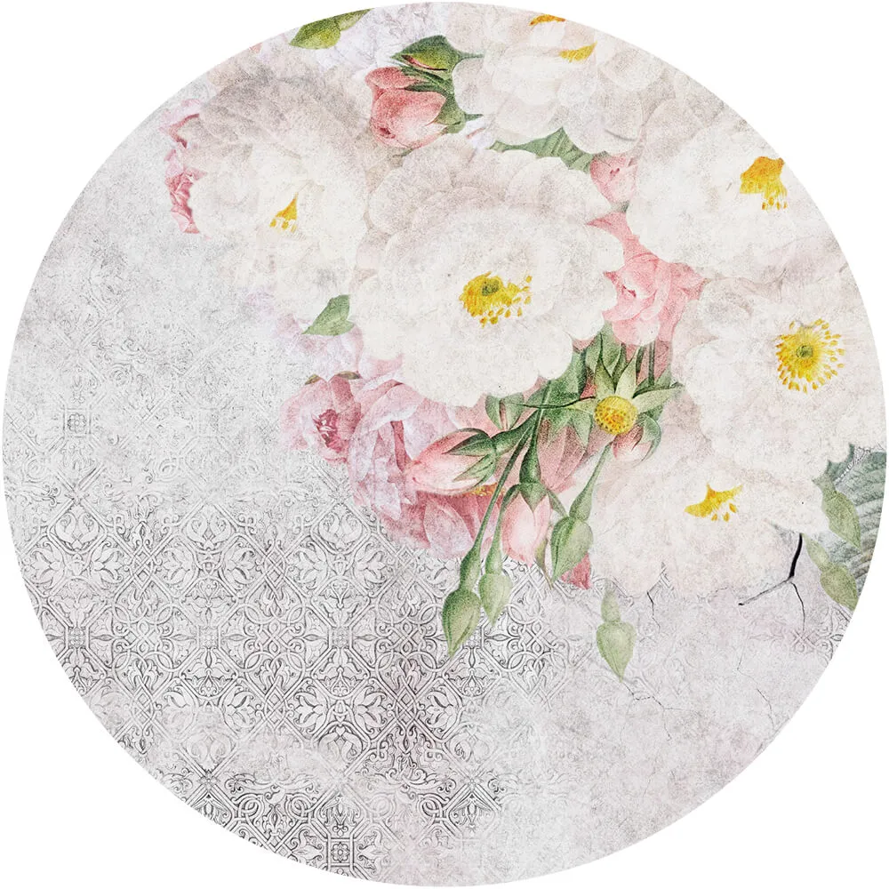 Wall Art - Wallpaper Cherished round 3D Model