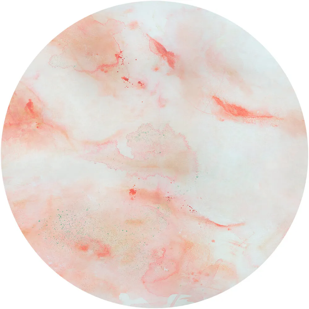 Wall Art - Wallpaper Coral  round 3D Model