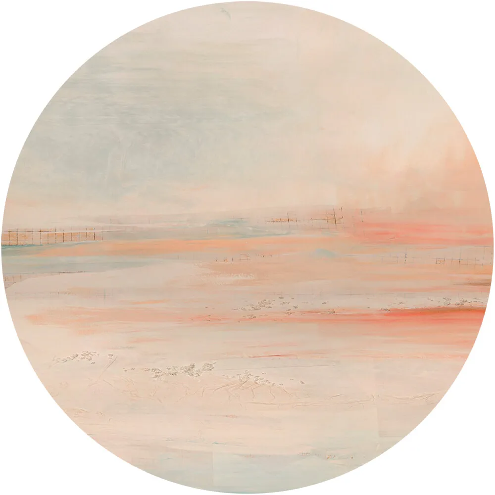 Wall Art - Wallpaper Daybreak round 3D Model